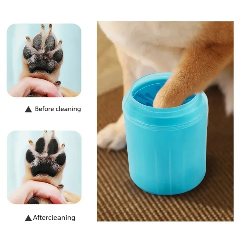 Gobelet nettoyeur de pattes pour chien
