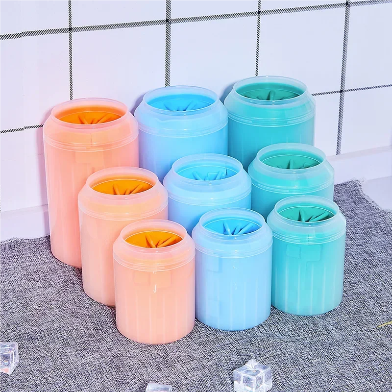 Gobelet nettoyeur de pattes pour chien
